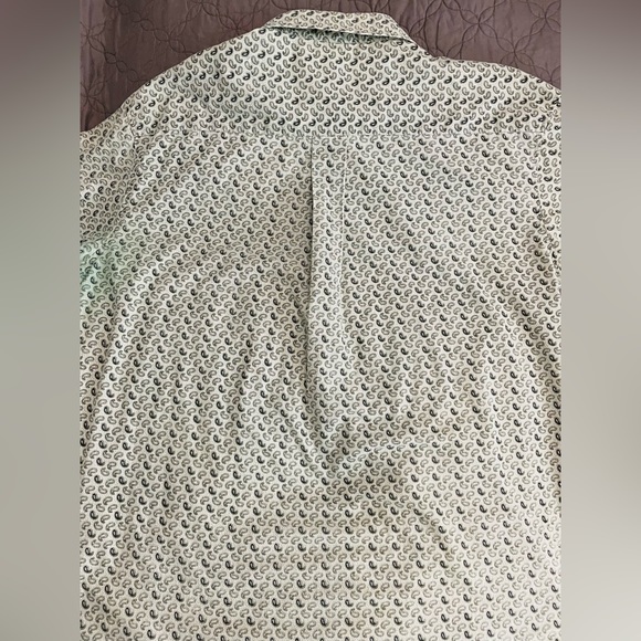 Maui Trading Company Shirt Adult XL Button Up  Short Sleeve  Mens Paisley‎ - Picture 6 of 8